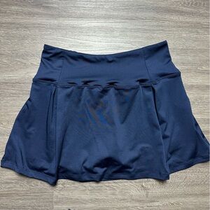 Navy Blue Athletic Skort